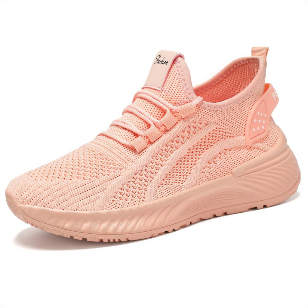 Shoes Women's Spring Lightweight Shoes Large Size Women's Shoes Pvc Breathable Cloth Shoes Casual Sports Shoes
