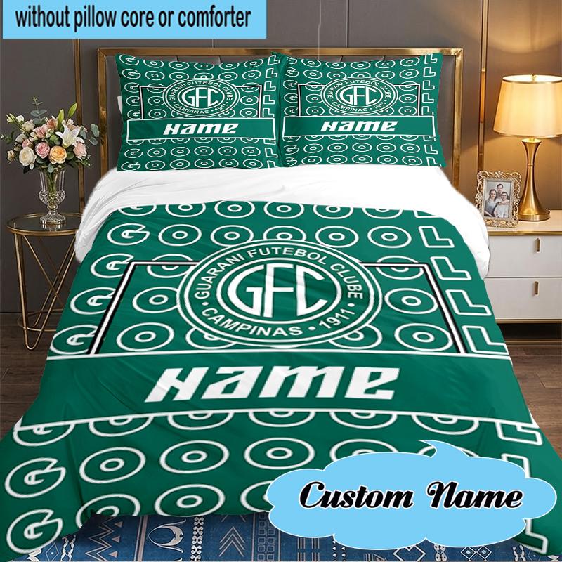 Custom Name Guarani Crest Design Bedding Set 3pcs, Bedding Set Including 1pc Duvet Cover And 2pcs Pillowcases for Bedroom, Dormitory Gift
