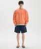 Matile Basic Logo Short Sweat Pants / Navy