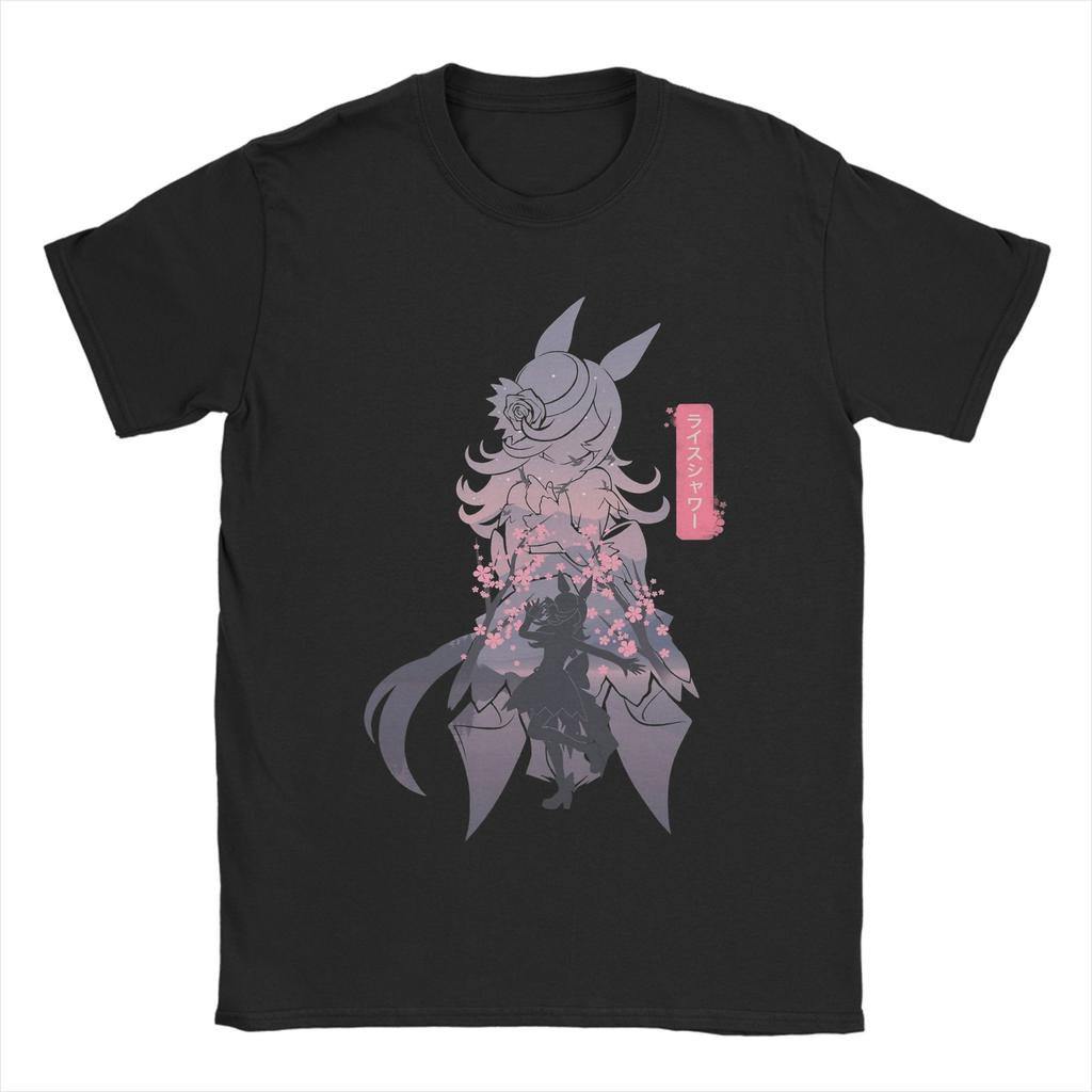 Silence Suzuka Uma Musume Anime T Shirts Unisex Cotton Funny TShirts O Neck  Tee Shirt Short Sleeve Clothes 6XL