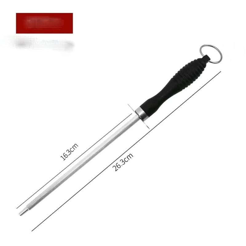 Handle Sharpening Blade Rod Knife Kitchen Tool Sharpener Rod Professional Carbon Steel Knife Durable Knife Grinder Sharpeners