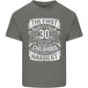First 30 Years of Childhood Funny 30th Birthday Unisexs Light Cotton TShirt