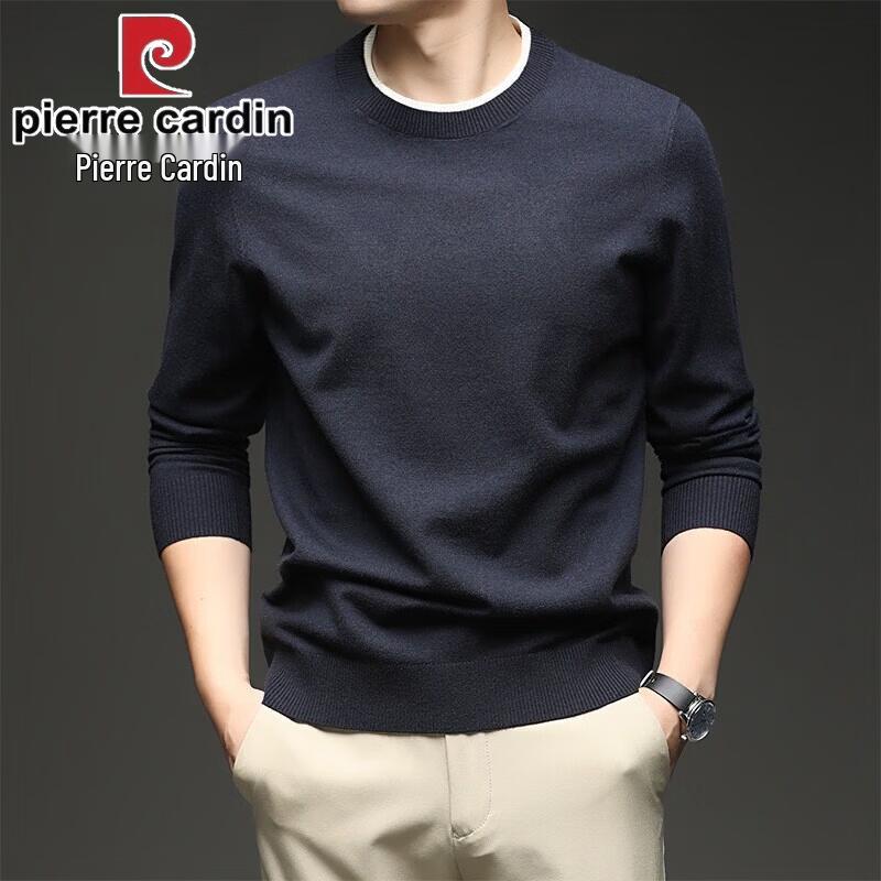 Pierre Cardin Men s Long Sleeve Round Neck Knitted Sweater 120