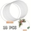 Set Metal Floral Hoops for DIY Wedding Centerpieces & Dream Catchers - Versatile Craft Rings for All Seasons,Wedding Decorations