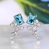 Lindon Fashion Copper Alloy Zircon Jewellery Drop Earrings For Women Wedding Party Gifts