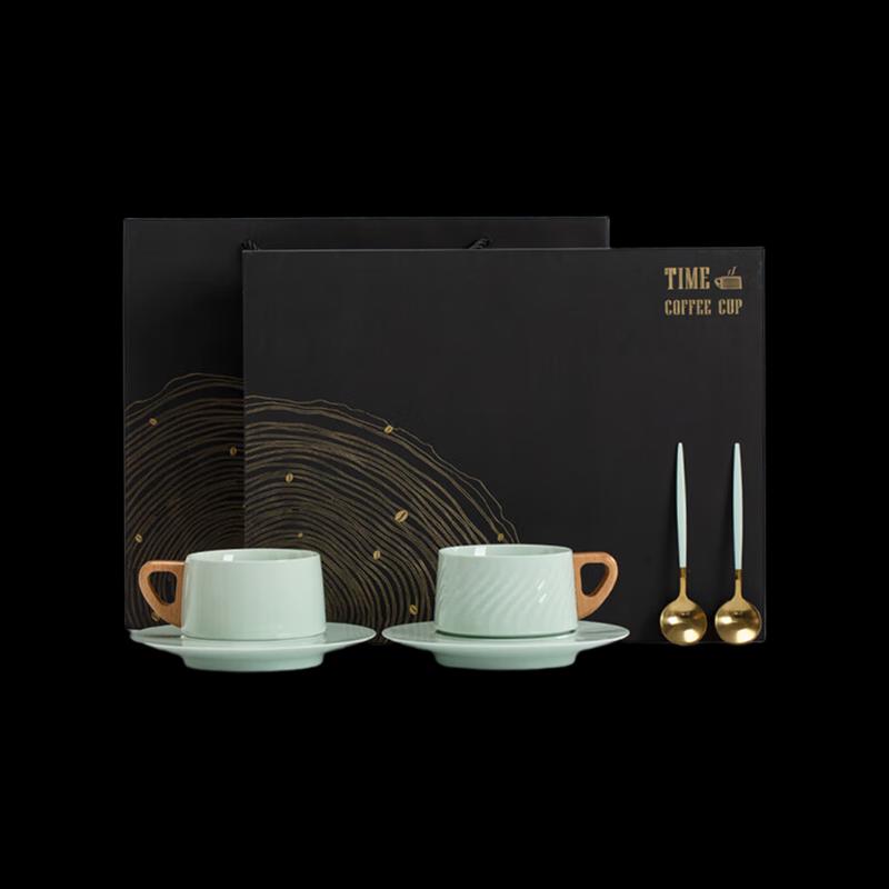 

Ceramic Coffee & Tea Cup with Saucer and Spoon Gift Set