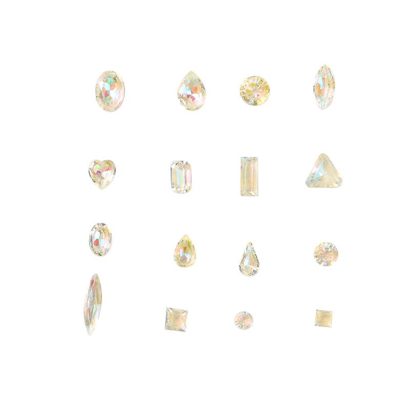 Aurora Rhinestone Nail Art Ornaments - Hot Selling Irregular Pointed Bottom Accessories