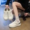 Height-increasing board shoes for women's 2025 summer new niche versatile thick-soled breathable students lightweight sports and leisure little white