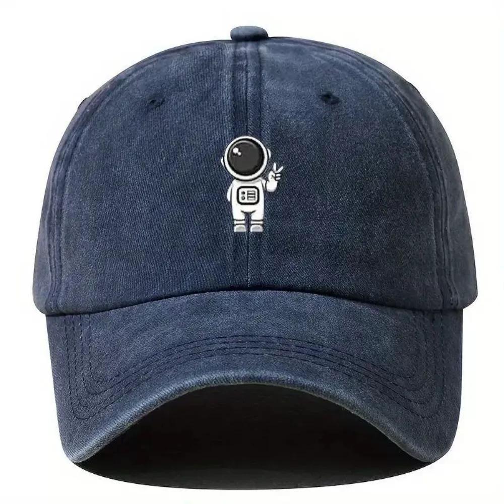 Astronaut Space Main Image Printed Baseball Hat Fashionable and Simple Outdoor Sunscreen Curved brimmed Hat