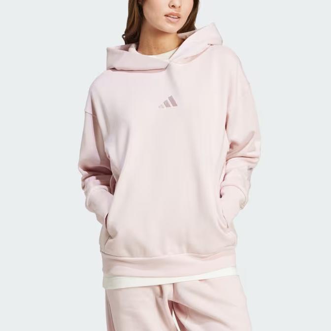 New Adidas Free Shipping With AdiClub All Szn Fleece Loose Hoodie IY6765