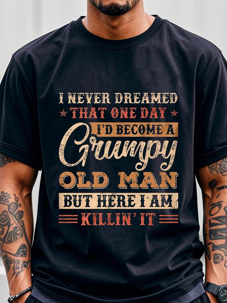 Ein 100 % reine Baumwolle lockeres und lässiges T-Shirt, das maschinenwaschbar ist. Mit kurzen Ärmeln ist es bequem und atmungsaktiv.