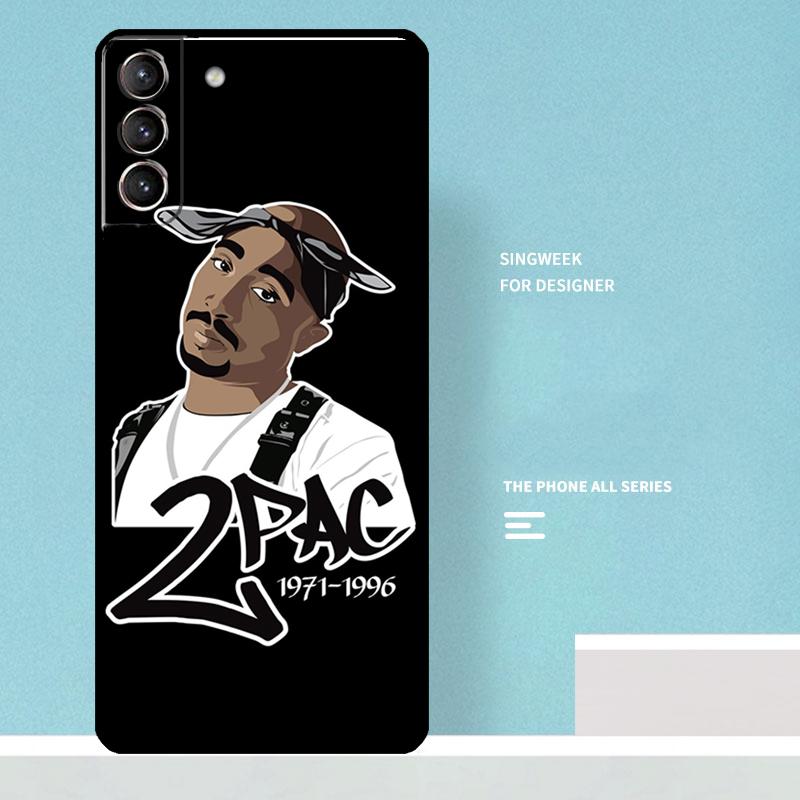 Rapper 2pac Singer Tupac Case For Samsung Galaxy S25 Ultra S20 S21 S22 S23 S24 Ultra S9 S10 Plus S25 FE Phone Cover