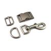 Metal Bag Buckle & Strap Hook Set: Thickened D-Ring, Screw Lock for Leather Bags & Backpacks