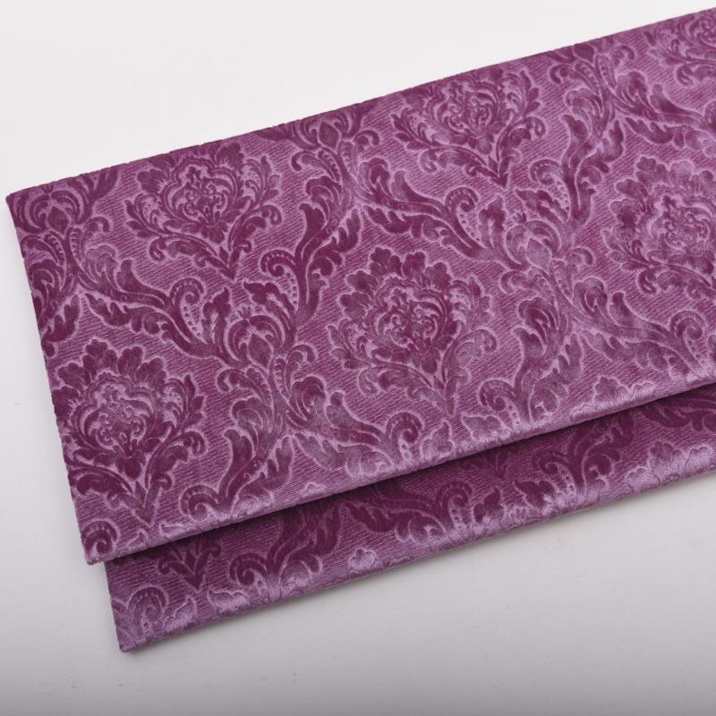Solid Color 3D Embossed Velvet Fabric for DIY Sewing Curtain Pillowcase Cushion Cover Wedding Background Furniture Upholstery