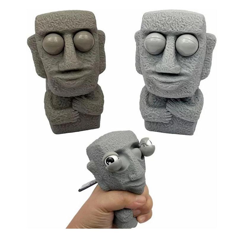 Emotion Balls Fidgetingtoys Stress Relief Squeeze Ball Stress Toys For Kids Adults ,Cool Gadgets Popping Out Eyes Rock Man