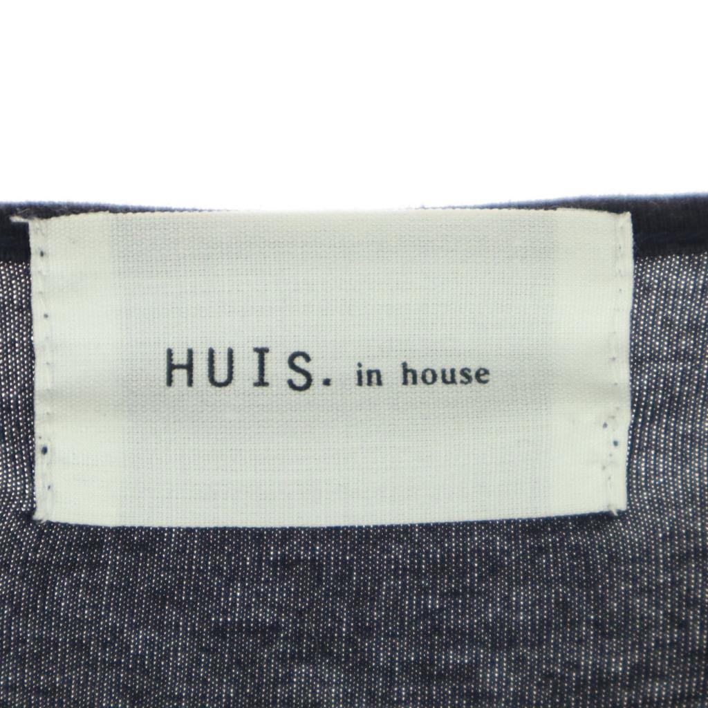 HUIS. In House Long Sleeve Long Dress F Navy System Women Used
