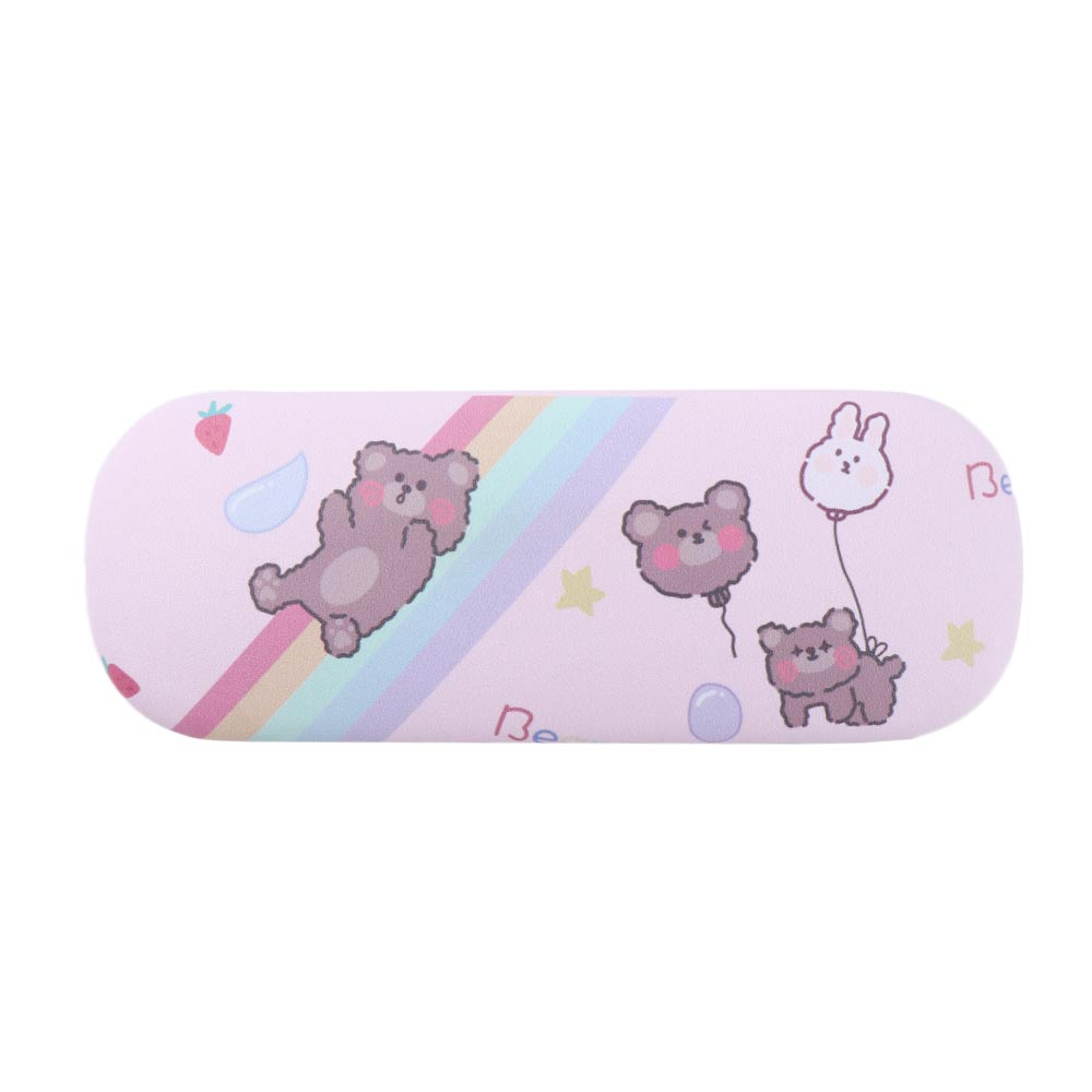 Teens Eyewear Protector Containers PU Leather Women Cartoon Spectacle Case Glasses Box Eyeglass Hard Box Reading Glasses Case