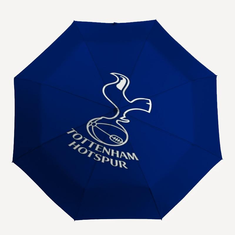 Tottenham Hotspur Theme Automatic Umbrella, Lightweight & Portable, 8 Rib, Perfect for Outdoor Travel, Birthdays, Christmas, Gifts.