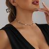 Unique Love Inspired Resin Bead Necklace Bright And Soft Tone For Stylish Layering Looks