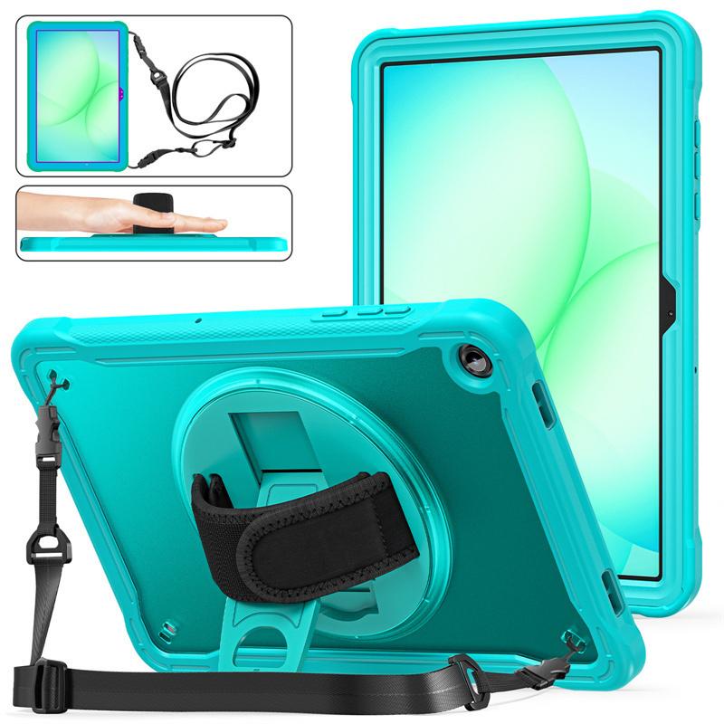 

For Samsung Galaxy Tab A11+ A9+ A9 A11 Plus 11 Inch SM-X230 Case Kids Shockproof Tablet Cover for Tab A9 A11 8.7 SM-X130 Funda A9 8.7 inch светло-синий