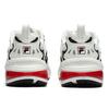 Fila Dolphin Fabric Synthetic Leather Lace-Up Low-Top Dad Sneakers Women sneakers White Black Red F12W216109FWB
