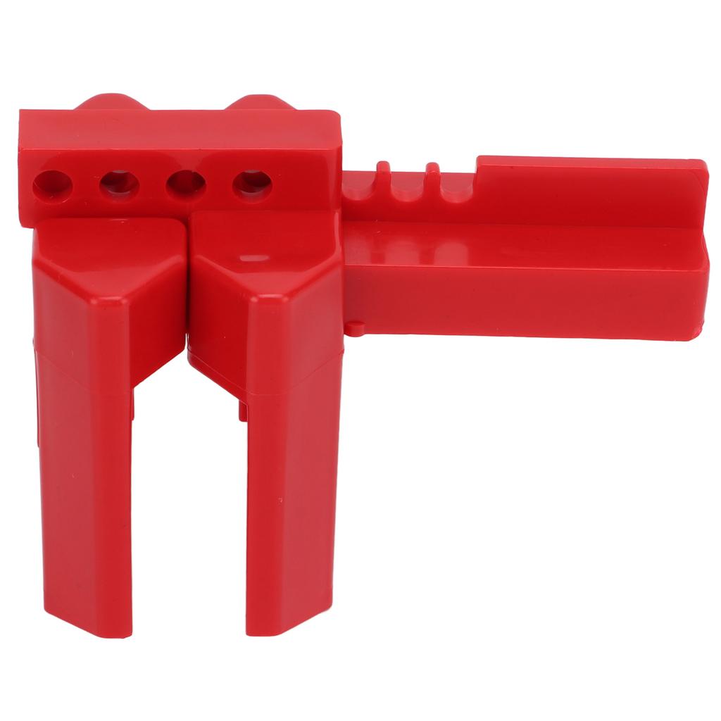 Adjustable Ball Valve Lock Red with 38mm Padlock for DN8‑DN50 Industry Chemicals Electricity Petroleum Coal