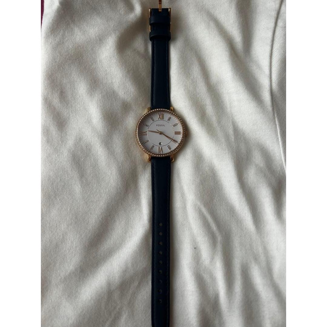Used FOSSIL ladies watch quartz leather belt (out of battery)
