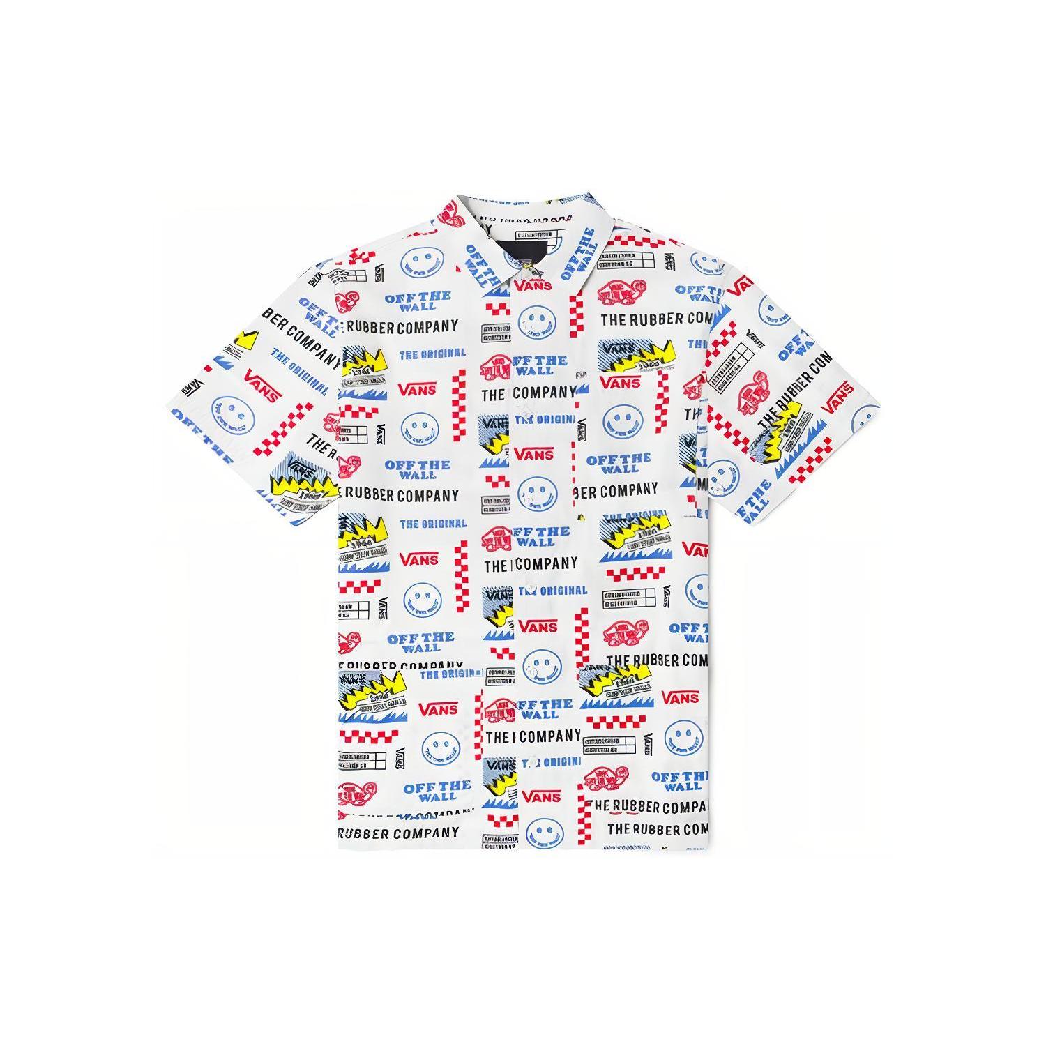 Vans Shirts Unisex White Lapel Moderate Shirt VN0A5F2NZH6 XS