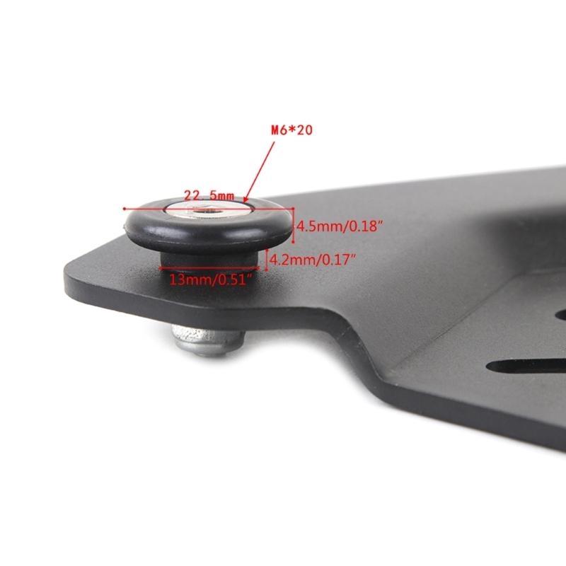 4-TEILIG Motorräder Obere Hintere Gepäckbox Koffer Kofferraum Buchse Polster Abstandshalter Schnelles Befestigungs-T/I-förmiges