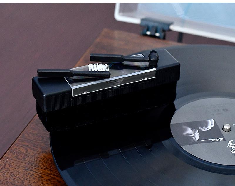 3-in-1 Vinyl Record & Stylus Cleaning Brush Set for Turntables