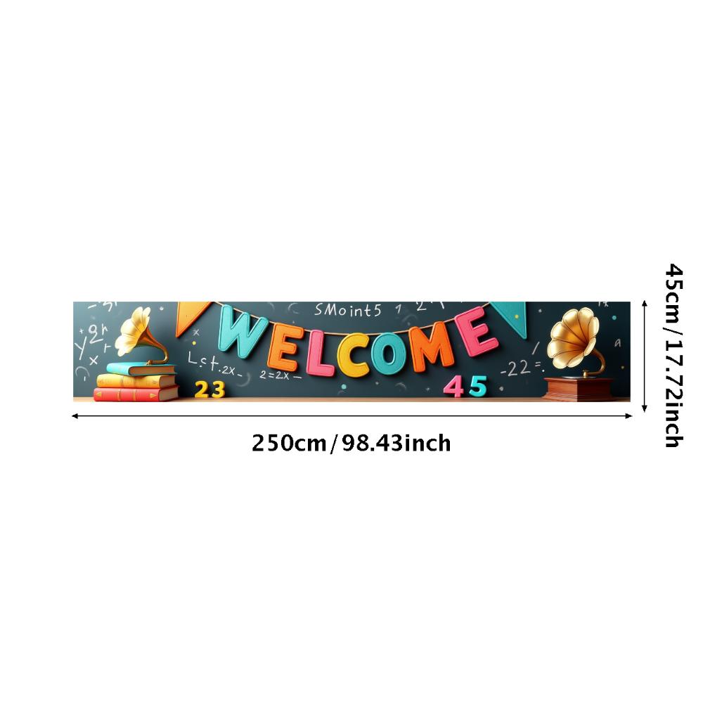 Customizable   Welcome Banner   Event Sign   School Decor   for  Reception Teachers’ Day Campus