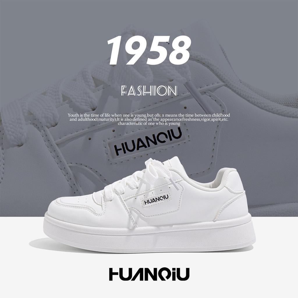 Globale Plattform weiße Schuhe Herren Frühling Sport Herrenschuhe Trend vielseitig weiche Sohle Herren Freizeitschuhe ZHQ68018-1