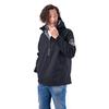 Jackson Durable Water-Repellent Half-Zip Hoodie, Black, Size S