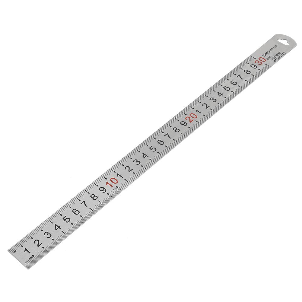 300mm Stainless Steel Ruler Measurement Tool   Markings