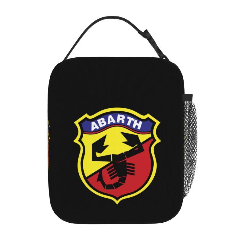 Abarth Cool Print Isolierte Brotdose Wiederverwendbare Oxford Bento Tasche Tragbare Thermische Lunchtasche für Erwachsene Kinder Arbeit Schule Picknick