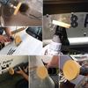 3.5inch Rubber Car Eraser Wheel For Adhesive Sticker Pinstripe Decal Graphic Remover Adhesive Remover Wheel With Pad & Adapter