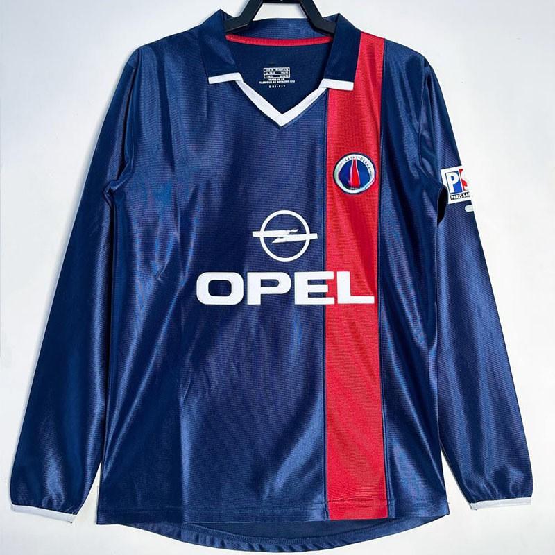 Long Sleeve Retro Football Jersey Men Classic Club National Team Style Sports Training Wear