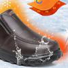 Old Beijing Winter Men's Leisure Middle-aged and Elderly Warm Wool Velvet Thickened Non-slip Waterproof Dad Snow Boots