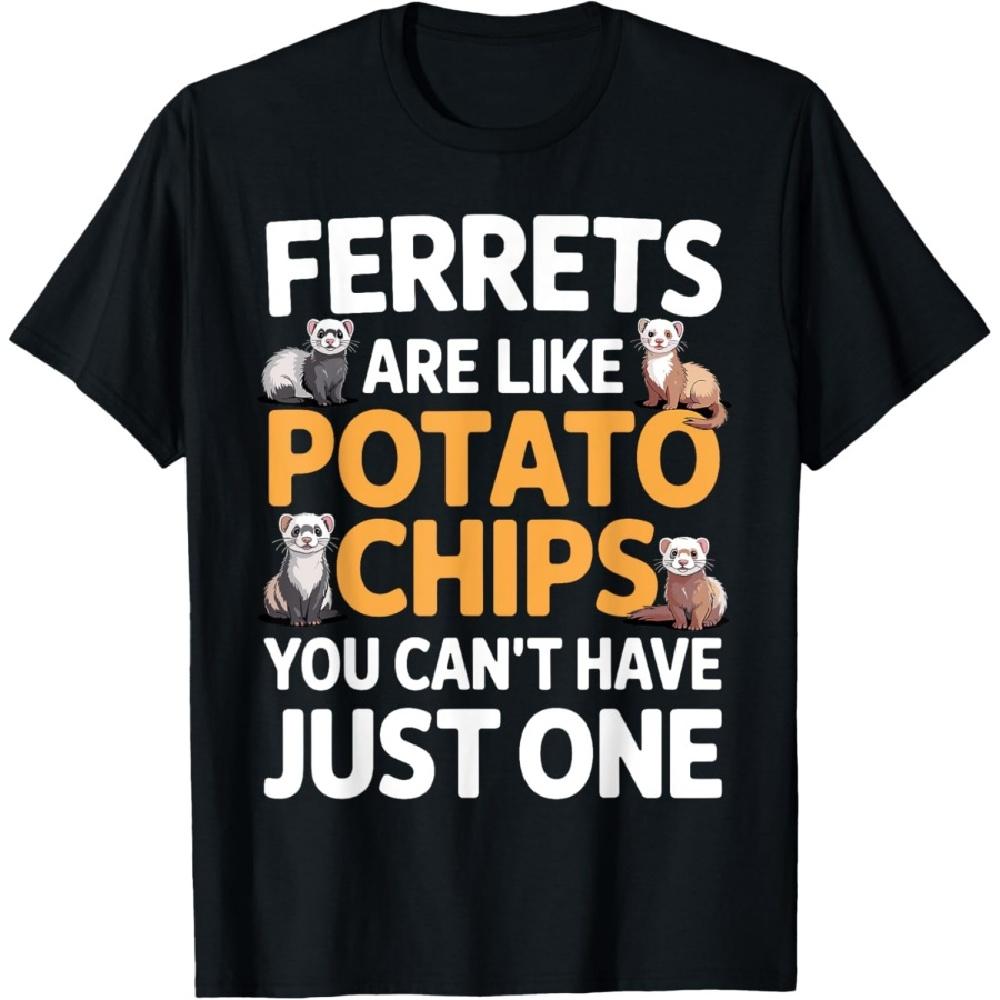

Best Ferret Art for Men Women Kids Ferret Lovers Ferret T-Shirt XXXXXL чорний