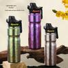 Titanium Insulated Water Bottle - Portable, Large Capacity, Unisex, Double-Layer Vacuum Seal