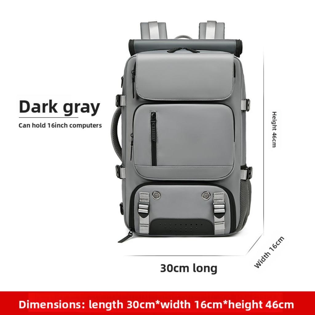 Unisex Ultra Light Large Capacity Travel Backpack, Multifunctional Luggage Bag With Hand & Crossbody Strap For Women Travel And Men Business Trips
