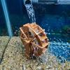 Decorazione per Acquario Bubbler Scheletro Dinamico Ornamento Ruota Idraulica Scheletro Cinetico Scheletro Mobile Azionato ad Aria Statua Animata Paesaggio Subacqueo