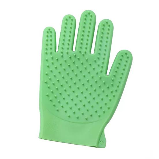 1Pc Pet Grooming Glove Hair Removal Gloves for Cats Dogs Shedding Brush Massage Bathing Brush Pet Cleaning Supplies