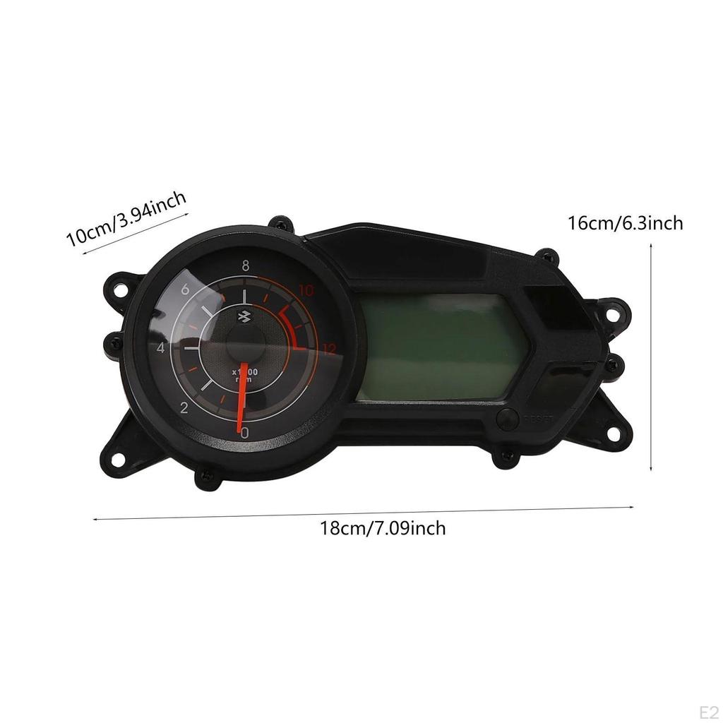 Motorcycle Gauge Cluster Speedomter Accurate Reading Tachometer for Pulsar 135 High Performance Easy
