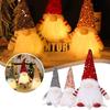 Christmas Decoration Christmas Sequins With Lights Rudolph Doll Christmas Luminous Faceless Doll Ornaments