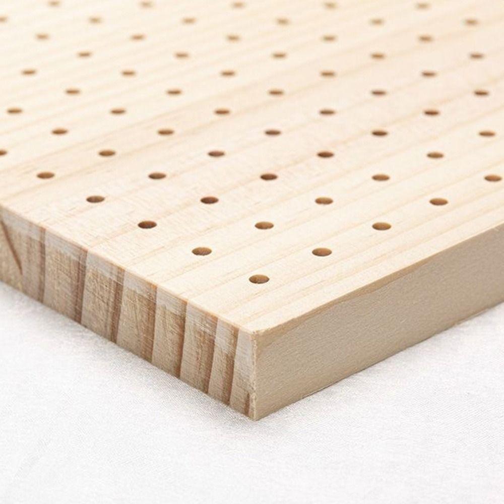 Wooden Crochet Blocking Boards DIY Knitting Board Pottery Clay Base Plug Board  Needlework