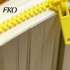 Lightweight Bookmark Long Zipper for Thick Book, Plastic 3D Book Page Marker Reading Men & Women, Accessory Women