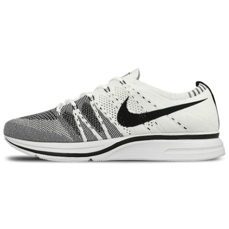 

Новые кроссовки Nike Flyknit Trainer Бело-черные AH8396-100 47.5