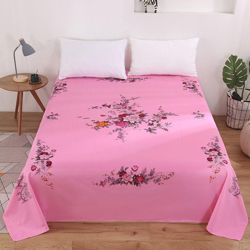 Vintage Coarse Cotton Bed Sheet – Cooling, Nostalgic Duvet Cover for Single/Double