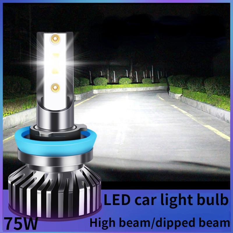 

Супер яркий прожектор, светодиодная автомобильная фара 9005, модифицированная автомобильная лампа 9012, h7, встроенный прожектор h11, h4, дальний и ближний свет, блики